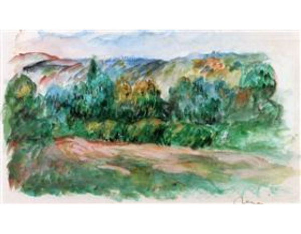 Essoyes Landscape I by Pierre Auguste Renoir
