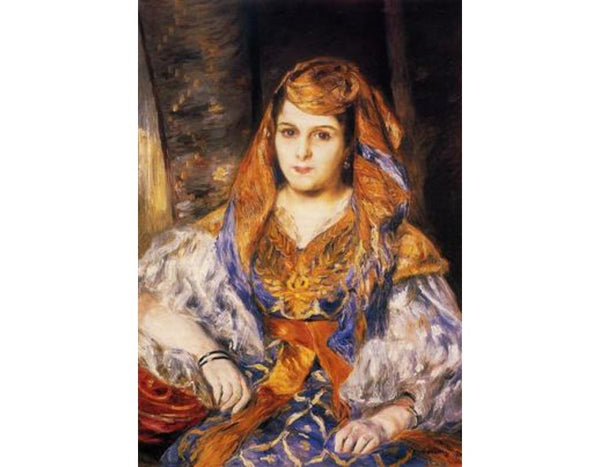 Madame Stora In Algerian Dress by Pierre Auguste Renoir