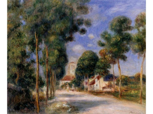Entering The Village Of Essoyesby Pierre Auguste Renoir