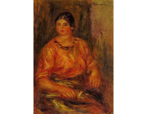 Woman In A Red Blouse2
  by Pierre Auguste Renoir