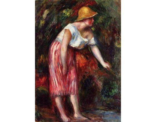 Woman In A Straw Hat
 by Pierre Auguste Renoir