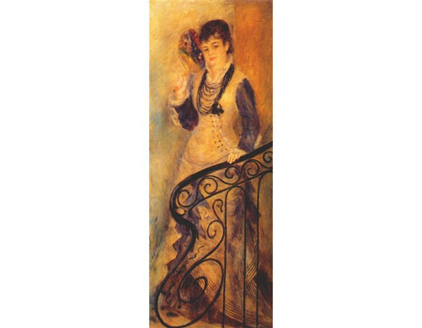 Woman on a Staircase (Femme sur un escalier)
 by Pierre Auguste Renoir