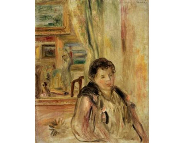 Woman In An Interior2
 by Pierre Auguste Renoir