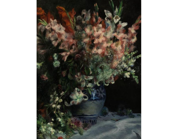 Glaieuls Dans Un Vase
 by Pierre Auguste Renoir