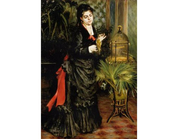 Woman with a Parrot (Henriette Darras)
 by Pierre Auguste Renoir