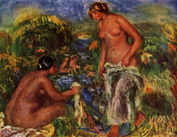 Women bathers
 by Pierre Auguste Renoir