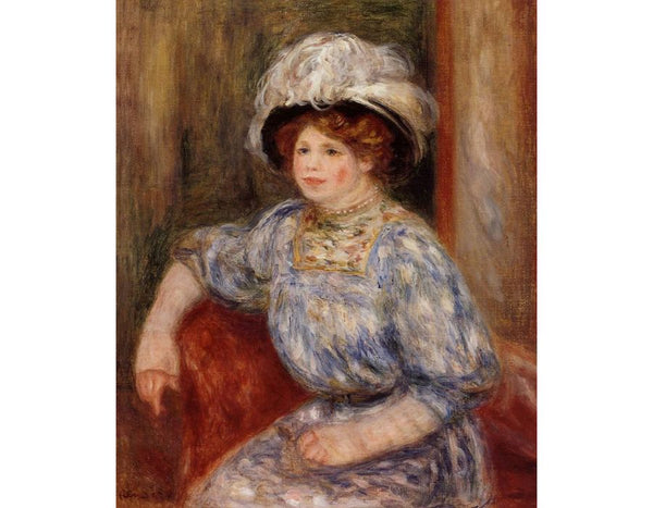 Woman In Blue
 by Pierre Auguste Renoir