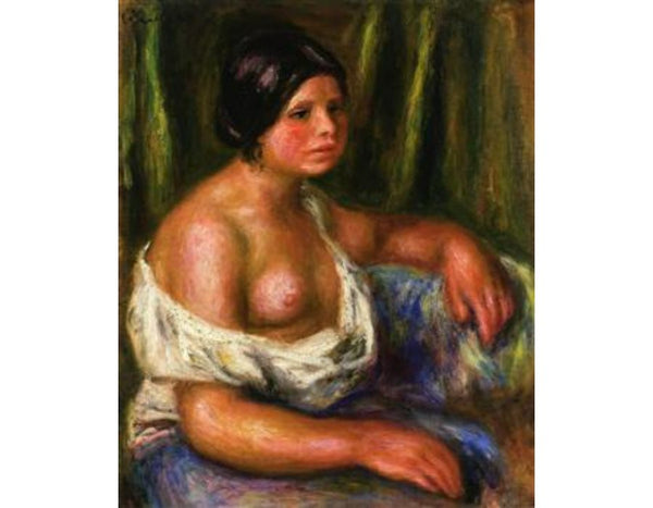 Woman in Blue 2
 by Pierre Auguste Renoir