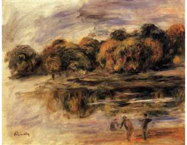 Fishermen By A Lake
 by Pierre Auguste Renoir