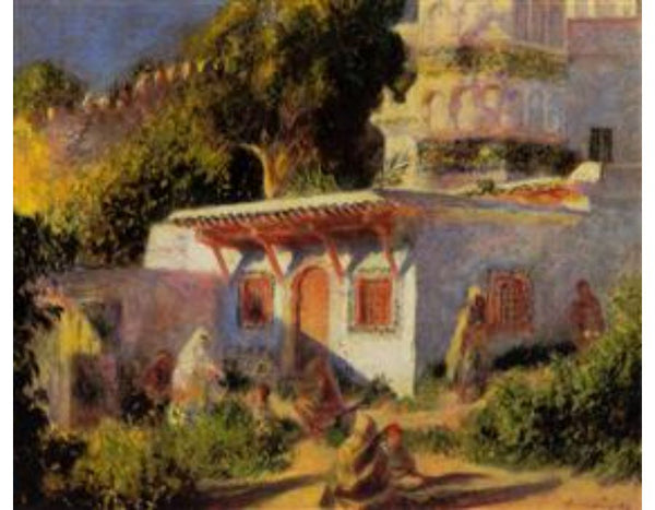 Mosque In Algiers
 by Pierre Auguste Renoir