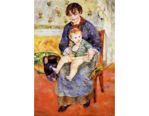 Mother And Child by Pierre Auguste Renoir