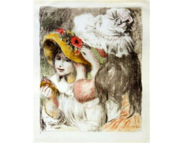 The Hatpin
 by Pierre Auguste Renoir