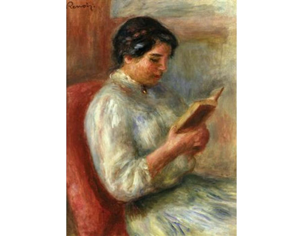 Woman Reading2 by Pierre Auguste Renoir