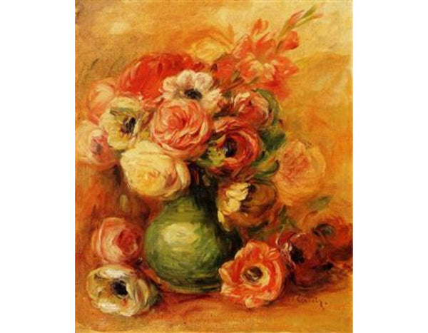 Flowers 2 by Pierre Auguste Renoir
