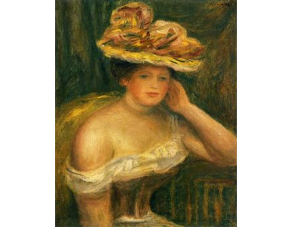 Woman Wearing A Corset by Pierre Auguste Renoir