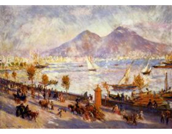 Mount Vesuvius In The Morning by Pierre Auguste Renoir