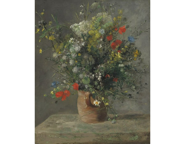 Flowers In A Vase5 by Pierre Auguste Renoir