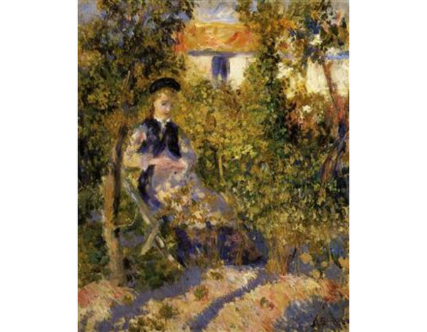 Nini In The Garden by Pierre Auguste Renoir
