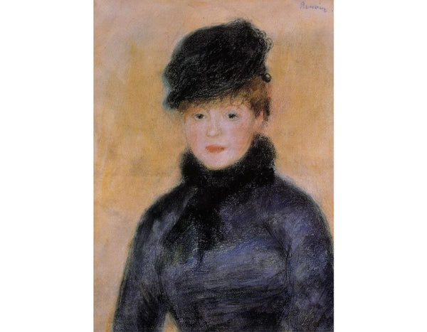 Woman With A Blue Blouse
  by Pierre Auguste Renoir