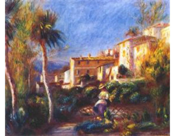 Villa de la poste at cagnes by Pierre Auguste Renoir