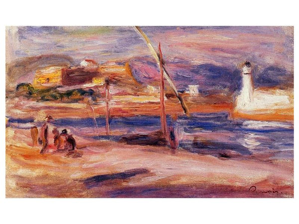 Fort Carre Et Phare D Antibes by Pierre Auguste Renoir