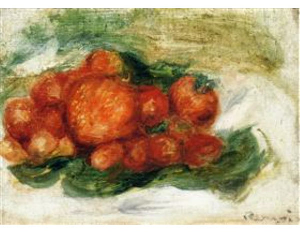 Still Life With Strawberries3 by Pierre Auguste Renoir