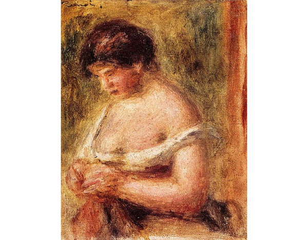 Woman With A Corset
 by Pierre Auguste Renoir
