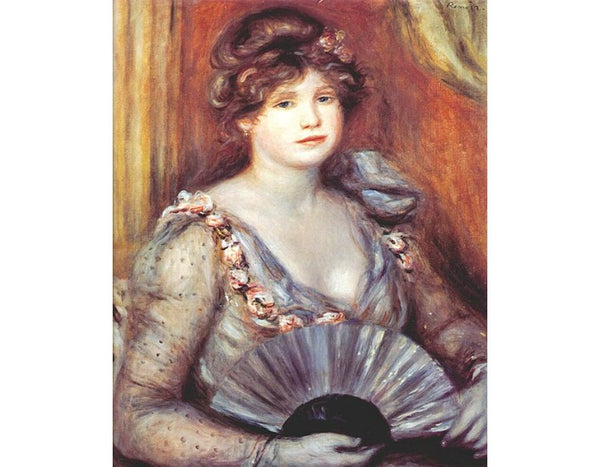 Woman With A Fan
by Pierre Auguste Renoir