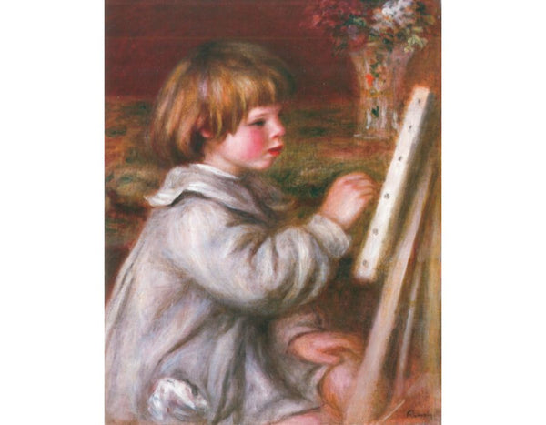 Portrait of Claude Renoir Painting
 by Pierre Auguste Renoir