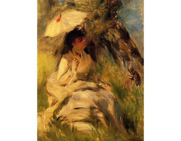 Woman With A Parasol
 by Pierre Auguste Renoir