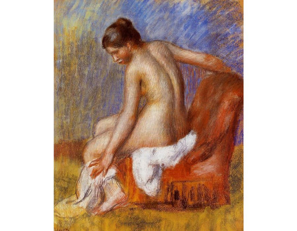 Nude In An Armchair by Pierre Auguste Renoir