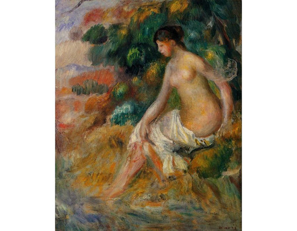 Nude In The Greenery by Pierre Auguste Renoir