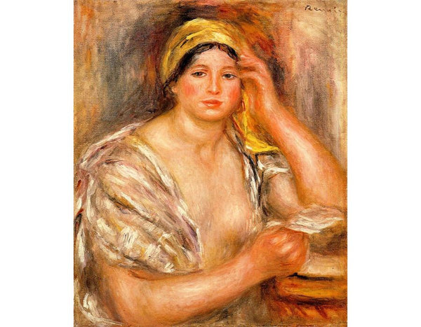 Woman With A Yellow Turban
 by Pierre Auguste Renoir