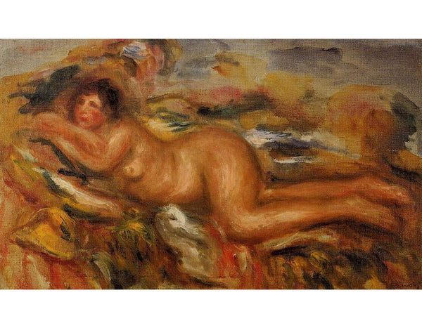Nude On The Grass by Pierre Auguste Renoir