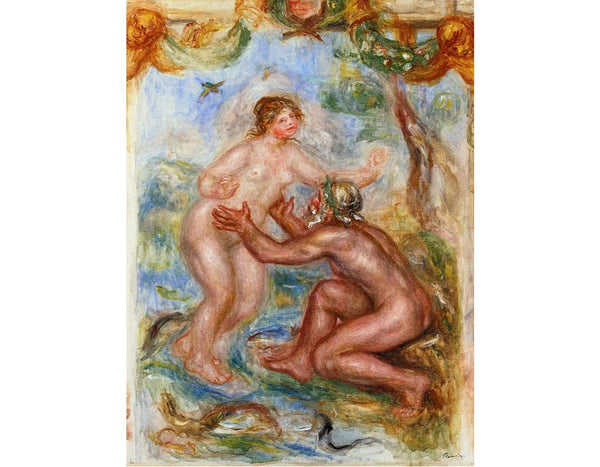 Study For The Saone Embraced By The Rhone by Pierre Auguste Renoir