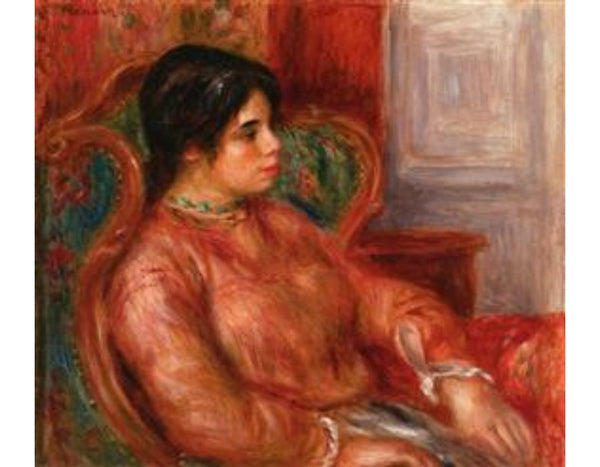 Woman With Green Chair 