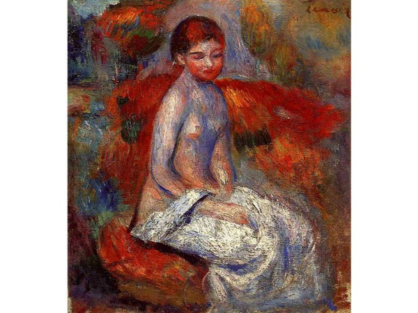 Nude Seated In A Landscape 