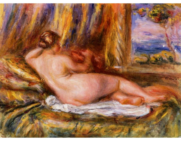 Reclining Nude I by Pierre Auguste Renoir