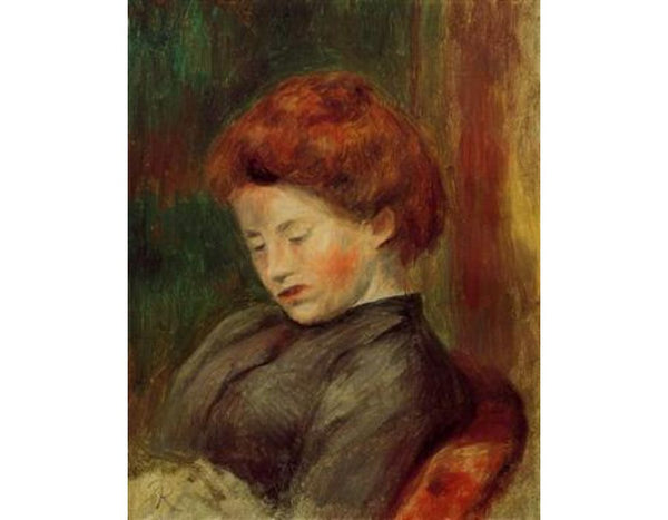 Womans Head4
 by Pierre Auguste Renoir