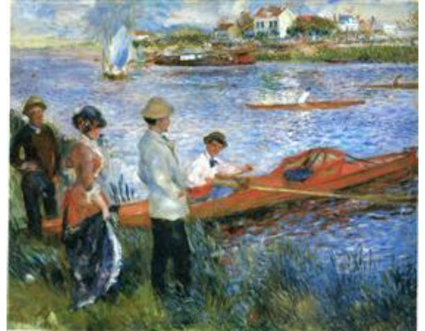 Oarsmen At Chatou Painting