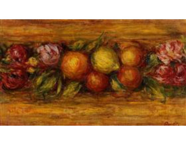 Garland Of Fruit And Flowers
 by Pierre Auguste Renoir