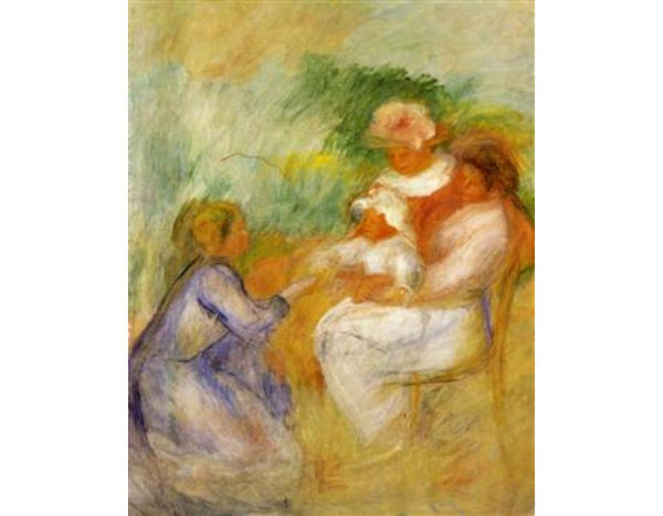Women And Child by Pierre Auguste Renoir