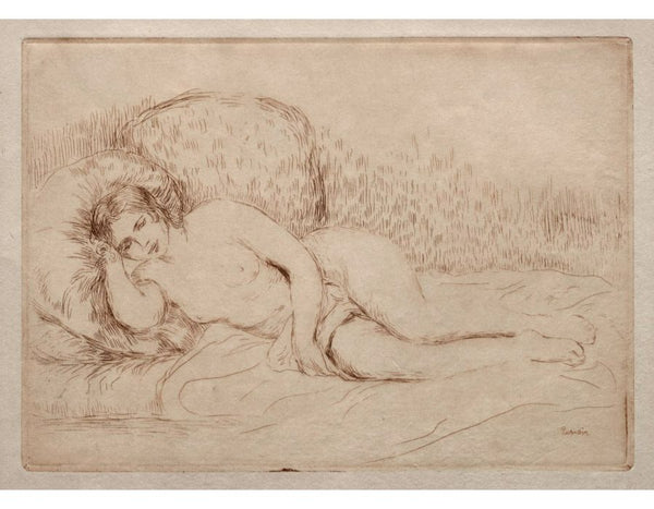 Femme Couchee by Pierre Auguste Renoir