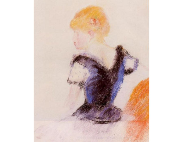 Young Blond Girl by Pierre Auguste Renoir