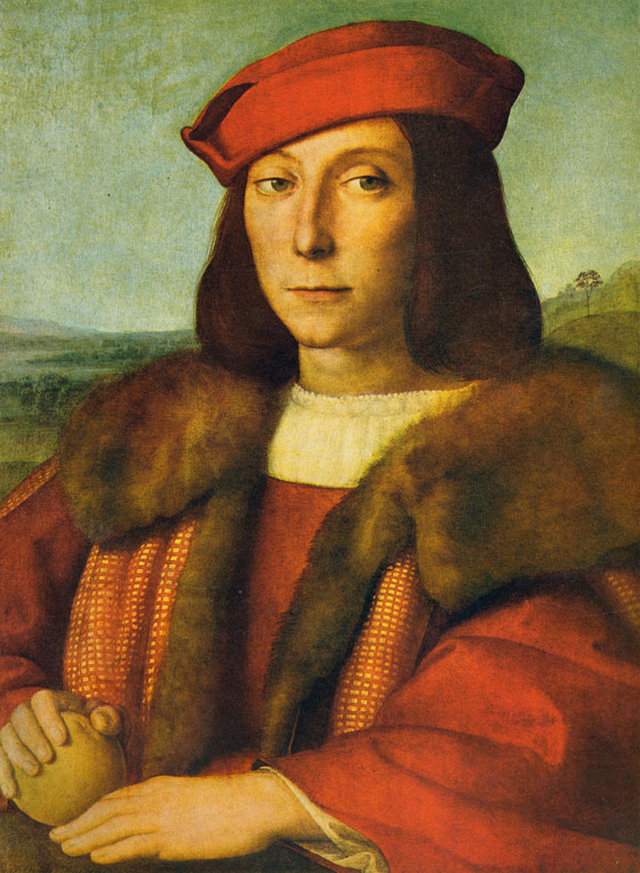 Portrait of a Man with an Apple (possibly Francesco Maria della Rovere) 1503-04 