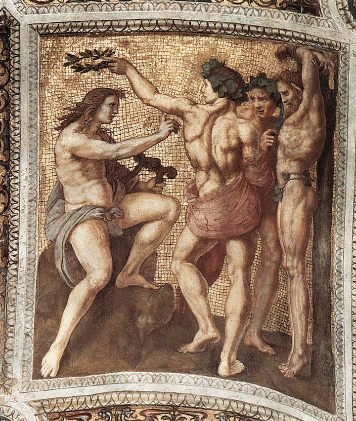 The Stanza della Segnatura Ceiling: Apollo and Marsyas 