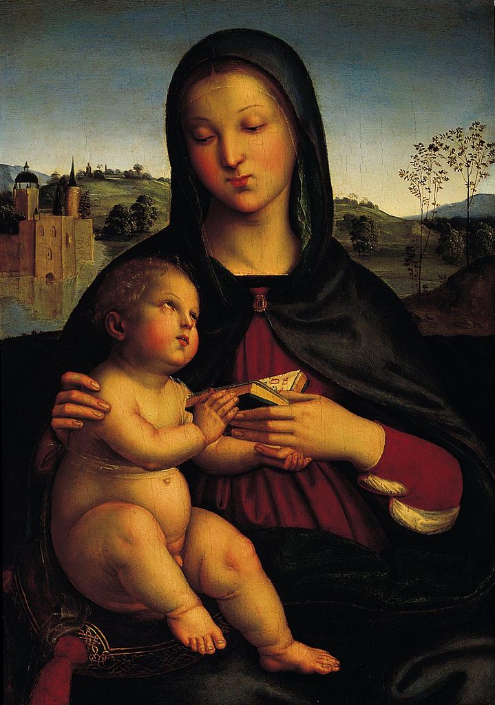 Madonna and Child with Book 
