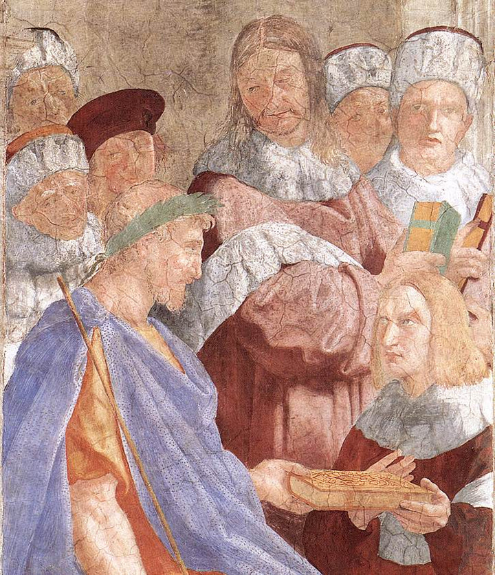 Justinian Presenting the Pandects to Trebonianus [detail: 1] 