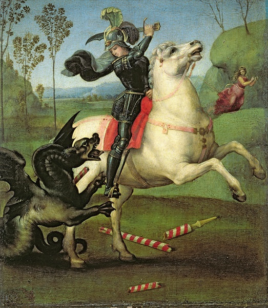 St George Fighting The Dragon 