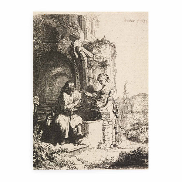 Christ and the Woman of Samaria among Ruins
 Painting